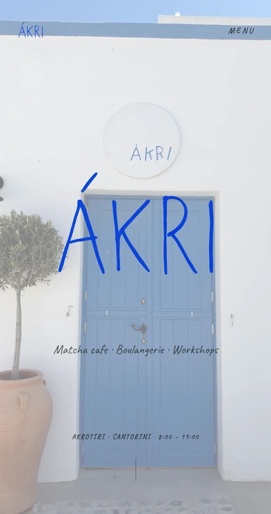 AKRI mobile website screenshot